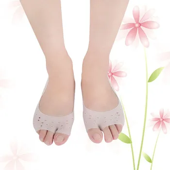 1 Чифт Новост 2021 година От материал SEBS с отворени пръсти, Невидими Нескользящие Дишащи Ежедневни овлажняващи чорапи със защита от разделяне, Чорапи