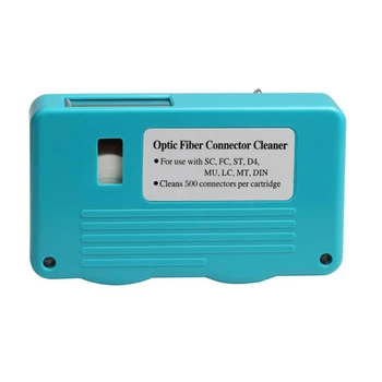 Чисти connector фибростъкло/касетофон почистване на конектора оптични влакна, 500 пъти по-чисти касети/кутия за почистване на оптични влакна