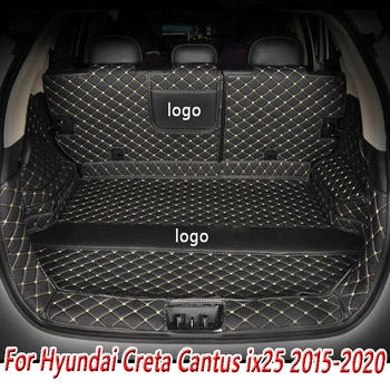 Висококачествени, Изработени По Поръчка Кожени Автомобилни Постелки За Багажник на Hyundai Creta Cantus ix25 2015-2020 Задни Подложка За Багажника Тава Килим