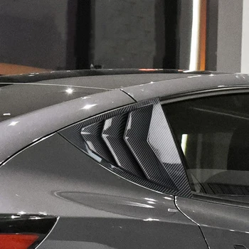 Автомобилни Щори Триъгълни Прозорци Украса Кръпка за Tesla Model Y 2020-2022 Автоаксесоари Промяна на Екстериор