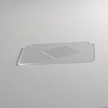 0,1 мм за висока ултра тънък лист кварцово стъкло / оптично кварцевое стъкло с висока прехвърлянето / 10x10x0,1 мм