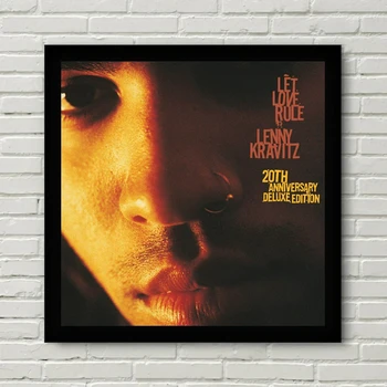 Лени Кравиц Нека Любовта Управлява Музикален Албум на Корица на Плакат Печат на Платно Декорация на дома, Боядисване (Без Рамка)