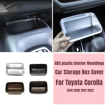 ABS пластмасов Капак Кутия За Съхранение на Автомобил, вътрешна Украса, на Притежателя на Централната Конзола, Тапицерия, Аксесоари За Toyota Corolla Седан 2022-2019