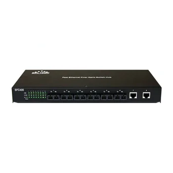 Unmanaged оптичен Gigabit Ethernet 100 Mbit/2 TP порта + fibre 6-портов однорежимный (Модел: SFC400-SCS6)
