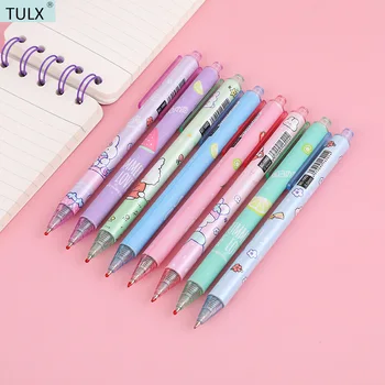 TULX 8 бр. кавайные химикалки, сладки дръжки за училище, сладки гел химикалки, сладки ученически пособия, ученически пособия