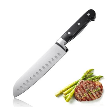 7-инчов Кухненски нож от високо неръждаема стомана шефповар месни японски ножове 3CR13 Немска стомана набор от инструменти за приготвяне на зеленчуци и плодове