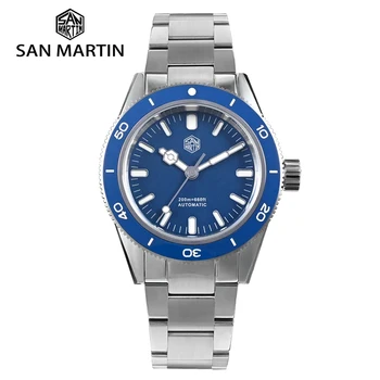 39,5 ММ, Нов Мъжки Часовник San Martin, Дизайнерски Механични Часовници За Мъже, Автоматични Часовници, Мъжки-Добрите Луксозни Маркови Часовници, Мъжки 20Bar