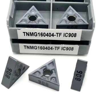 TNMG160404 TNMG160404 TF IC908 машина външен струг инструмент твердосплавная струговане поставяне TNMG 160404, пин фрезови инструмент