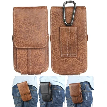 Мъжки Поясная чанта с клипс за колан за iPhone X/XS/ XS Max/6 6s 7 8 plus На Samsung, една чанта-кобур, Класически калъфи За телефони