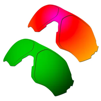 Сменяеми Поляризирани Лещи HKUCO За слънчеви очила EVZero Range Червен/Зелен 2 Двойки
