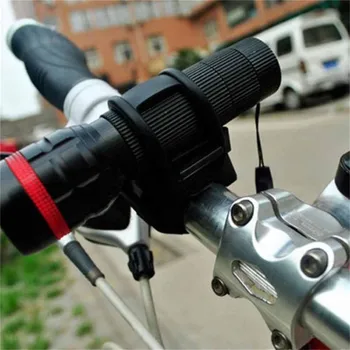 Нов Регулируема Презрамка С Въртене На 360 Градуса На Притежателя На Велосипед За Мъгла Фенерче Скоба За Закрепване На Багажник Клип Аксесоари За Велосипеди