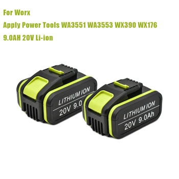 Викерс Edition WX550 20 9000 mah Литиева Акумулаторна Батерия Vervangende За електрически Инструменти Worx WA3551 WA3553 WX390 tazer