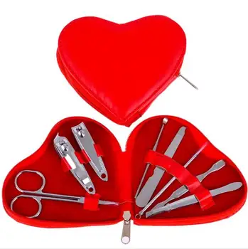 Любовта светкавица червена кутия нокторезачки набор от инструменти за нокти въглеродна стомана 8 бр./компл.