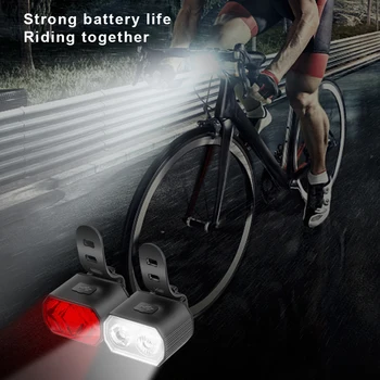 Велосипедна Фаровете Led Осветление USB Акумулаторна Фенерче Сигналните Светлини