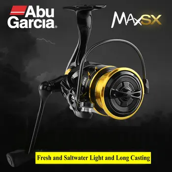 2021 Abu Garcia MAX SX Спиннинговая Риболовна макара 5.0:1 / 6.2:1 7+1 Лагери Max Drag 8 кг Пресноводная Риболовна Макара за морски Риболов