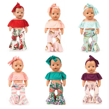 Модерни Костюми За Куклите са Подходящи За 43 см Кукла-Бебе Кукла Реборн Детски Дрехи 17 инча Аксесоари За Кукли