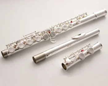 Нова Флейта MFC 362 сребърно покритие Професионална Флейта Инструмент на Средното Ниво на Студентски Флейта C Краче 16 Дупки Затворена Дупка E Ключ