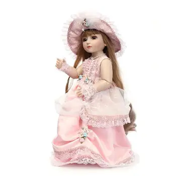 45 См Кукли Топката Съчленени Прекрасна Принцеса Кукла направи си САМ Играчка С Дрехи, Облекло Грим е най-Добрият Подарък за Момичета