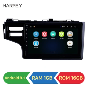 Harfey 2 DIN 9 инча, GPS, Android 9,1 HD Сензорен Екран за Honda Fit LHD 2013 2014 2015 Поддръжка на Задната Камера Can-Bus 3G Мрежа