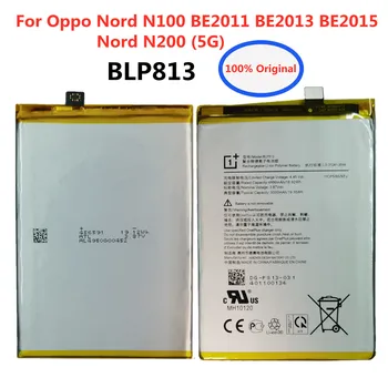 Нови Оригинални Сменяеми Батерия BLP813 За Oppo Nord в n100 BE2011 BE2013 BE2015/Nord N200 5G 5000mAh Телефон Bateria 