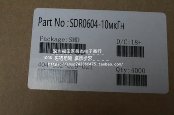 20PCS Venda quente, оригинални SDR0604-100ML SMD indutância 10uH 1 khz 1.45 A ROHS