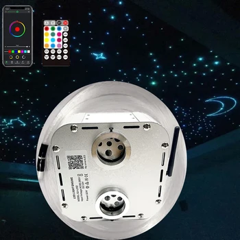 Туинкъл RGBW Bluetooth app Двоен Оптичен двигател С ефект на Звездното Небе Тавана led авто WAPP Осветява Целия Оптичен Кабел
